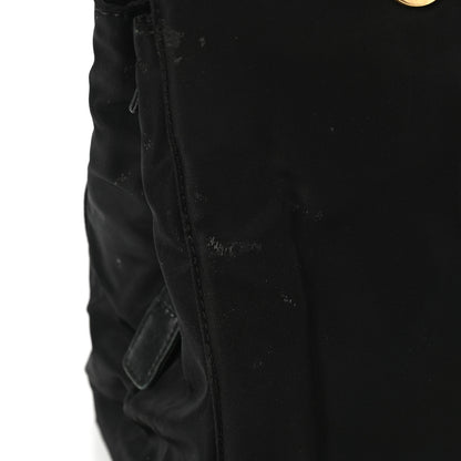 Prada Nylon Tessuto Acciaio Chain Shoulder Bag Black 9 of 11