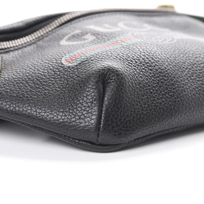 Gucci Grained Calfskin Small Logo Belt Bag Black 8 of 9