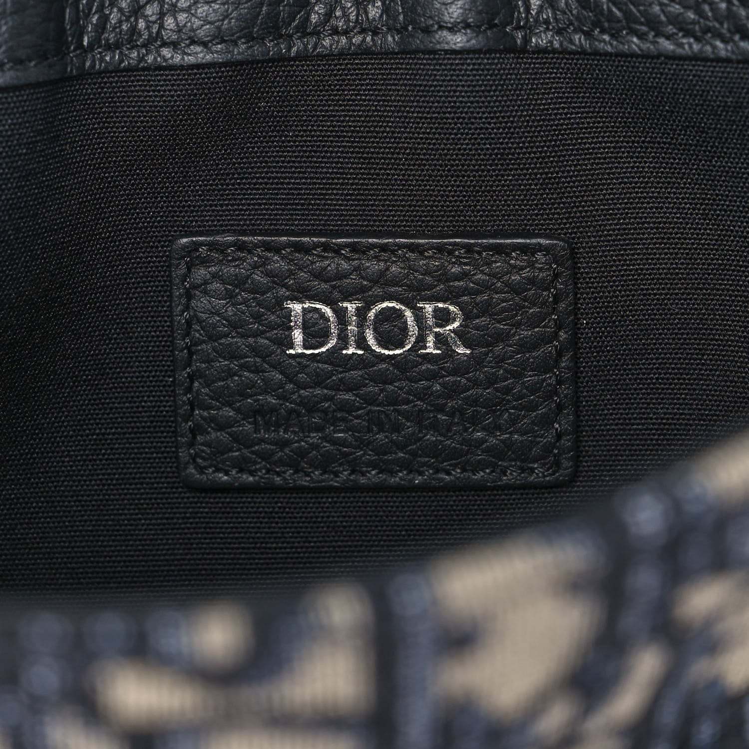 Christian Dior Oblique Mens Mini Saddle Bag Blue 6 of 10