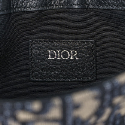 Christian Dior Oblique Mens Mini Saddle Bag Blue 6 of 10