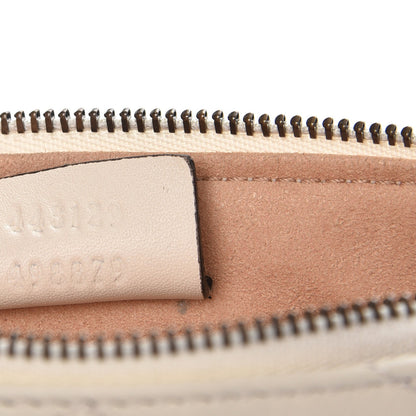 Gucci Calfskin Matelasse Mini GG Marmont Chain Bag White 8 of 8