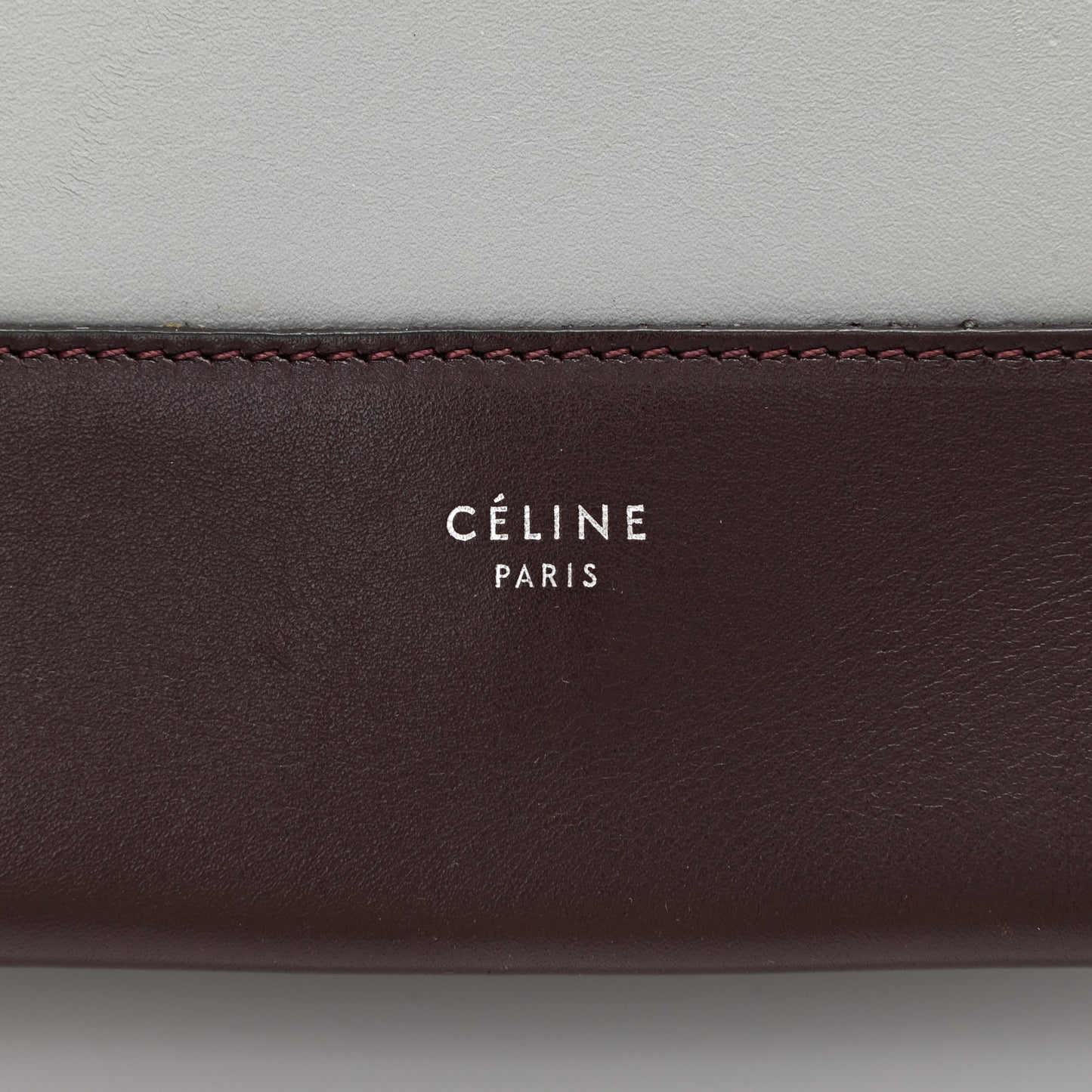 Shiny Smooth Calfskin Medium Frame Shoulder Bag Burgundy Pearl Blue