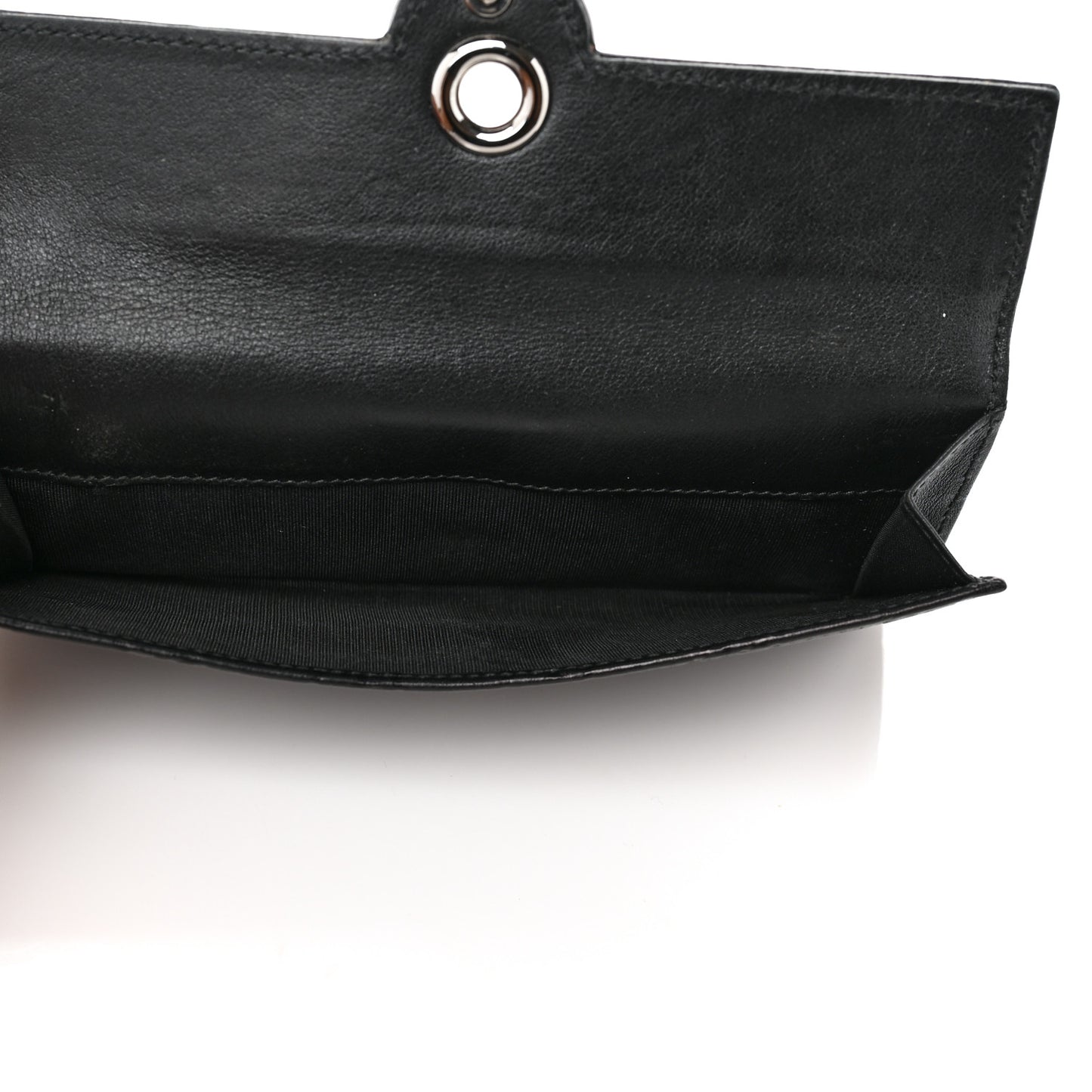 Guccissima Eclipse Continental Flap Wallet Black