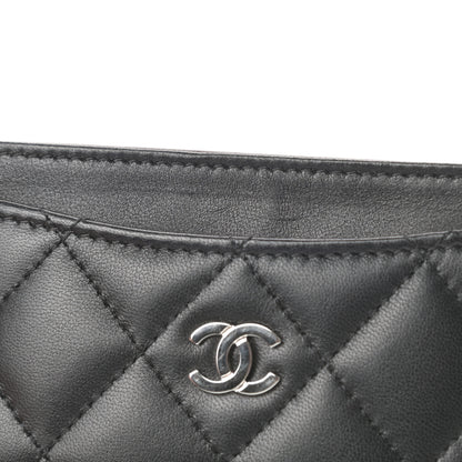 Chanel Lambskin Quilted Card Holder Black 10 of 10