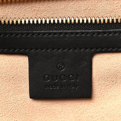 Gucci GG Supreme Monogram Bees Print Small Day Backpack Beige Oro Black 6 of 11