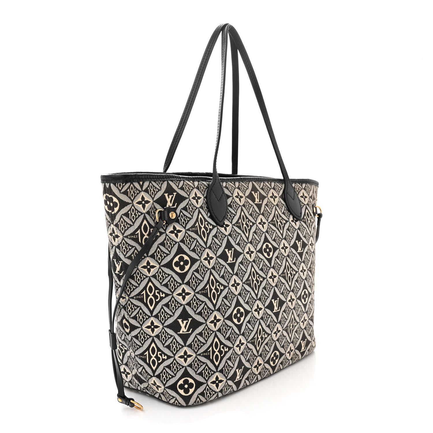 Louis Vuitton LOUIS VUITTON Jacquard Since 1854 Neverfull MM Grey 3 of 13