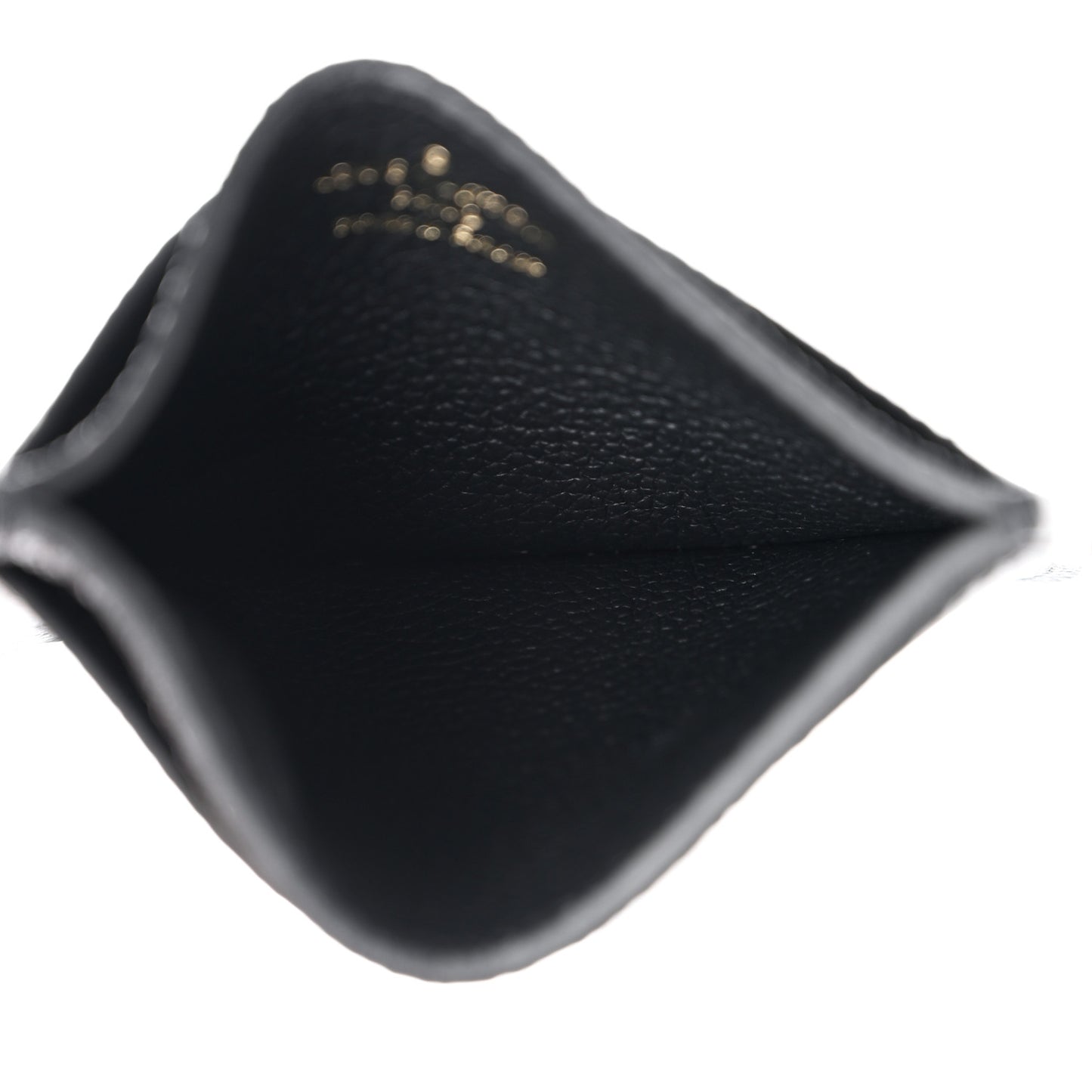 Empreinte Card Holder Black Beige