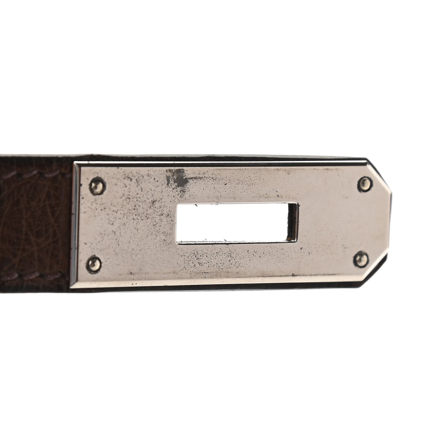 Ostrich Birkin 30 Chocolate