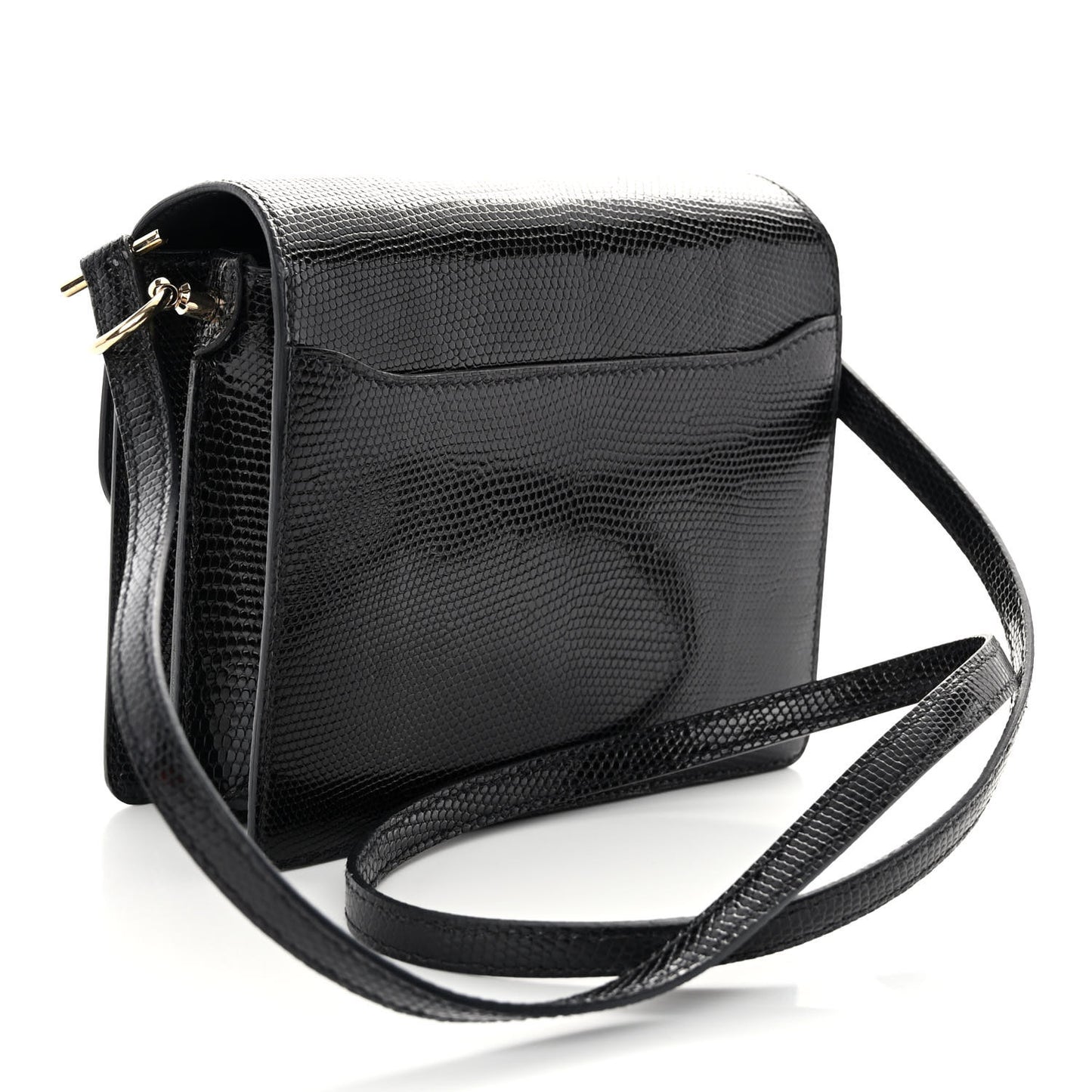 Lizard Mini Sac Roulis Black
