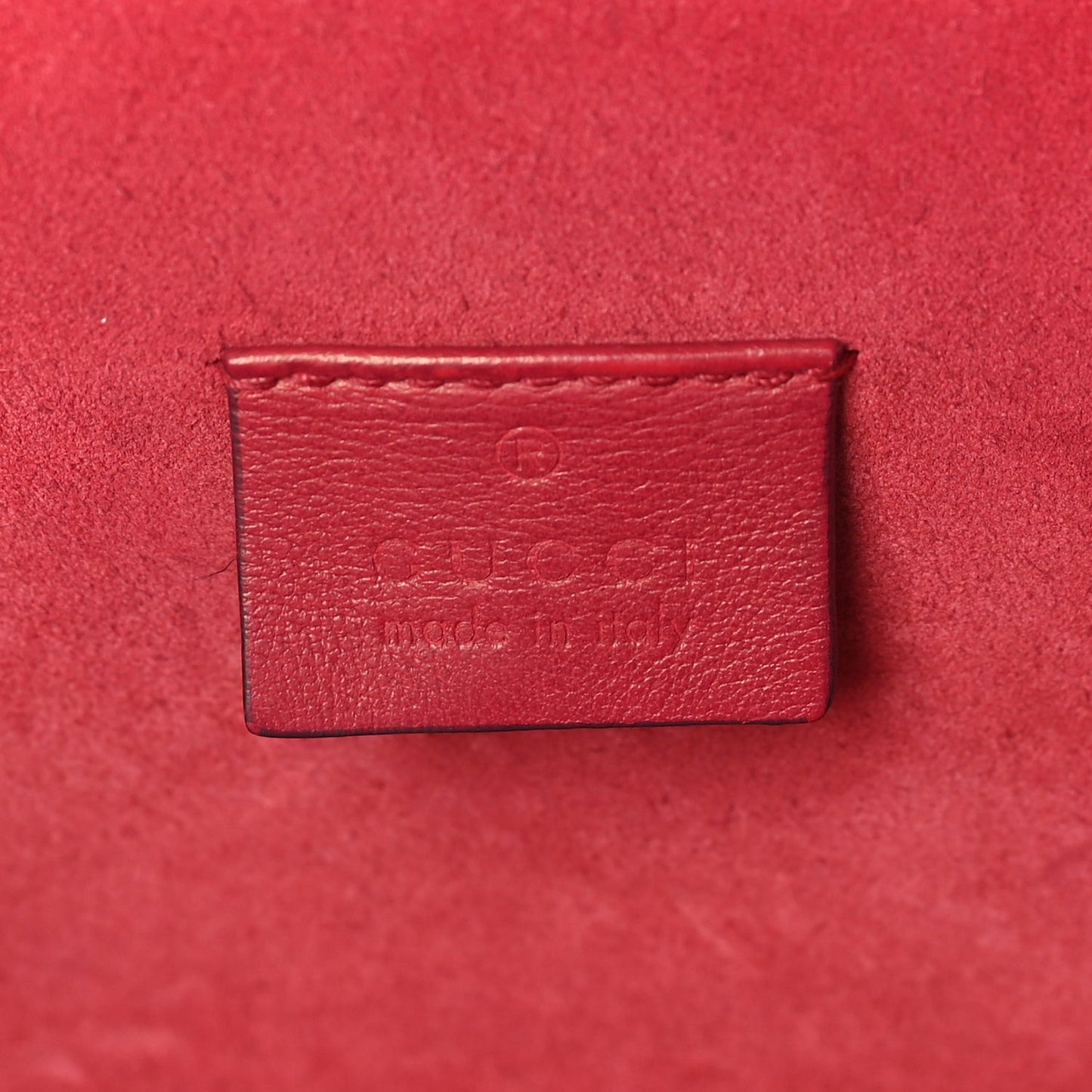 GG Supreme Monogram Small Dionysus Shoulder Bag  Red