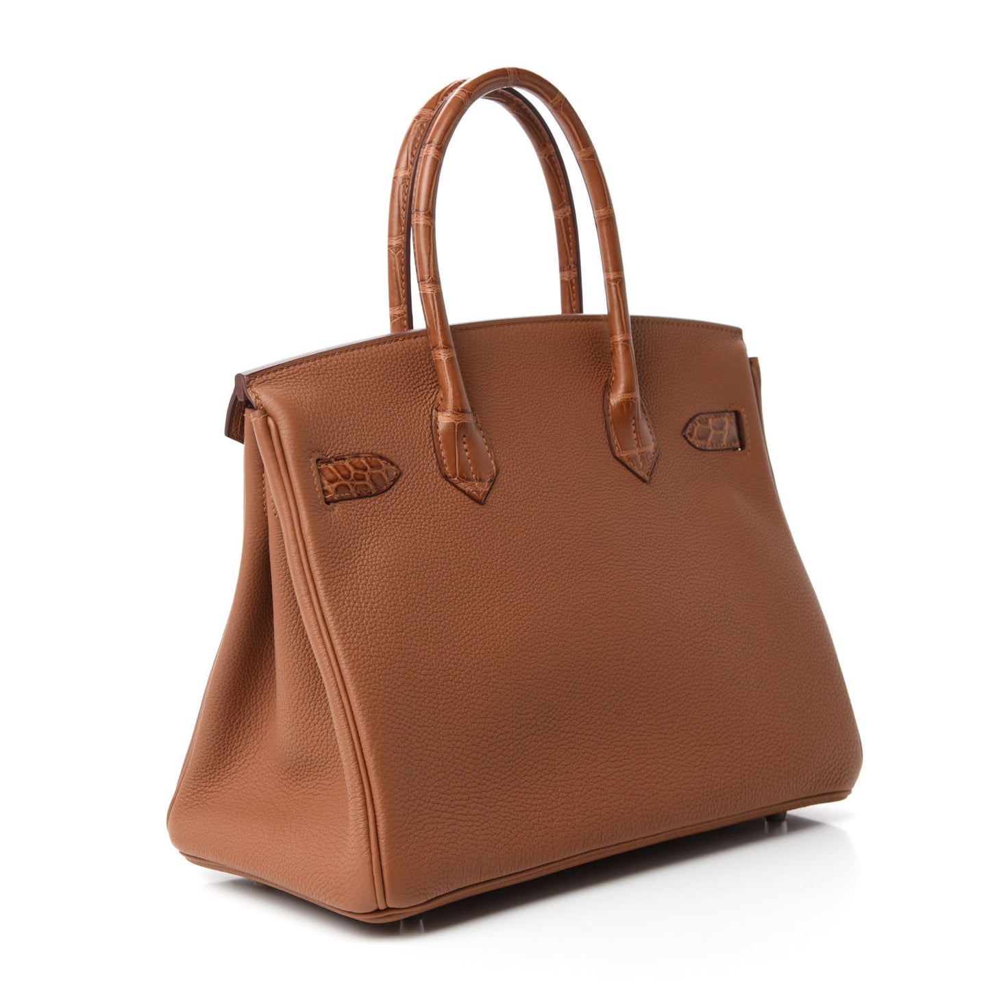 Togo Matte Alligator Birkin Touch 30 Gold