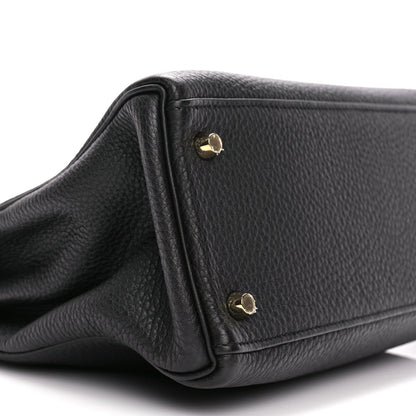 Hermes Togo Kelly Retourne 28 Black 7 of 8
