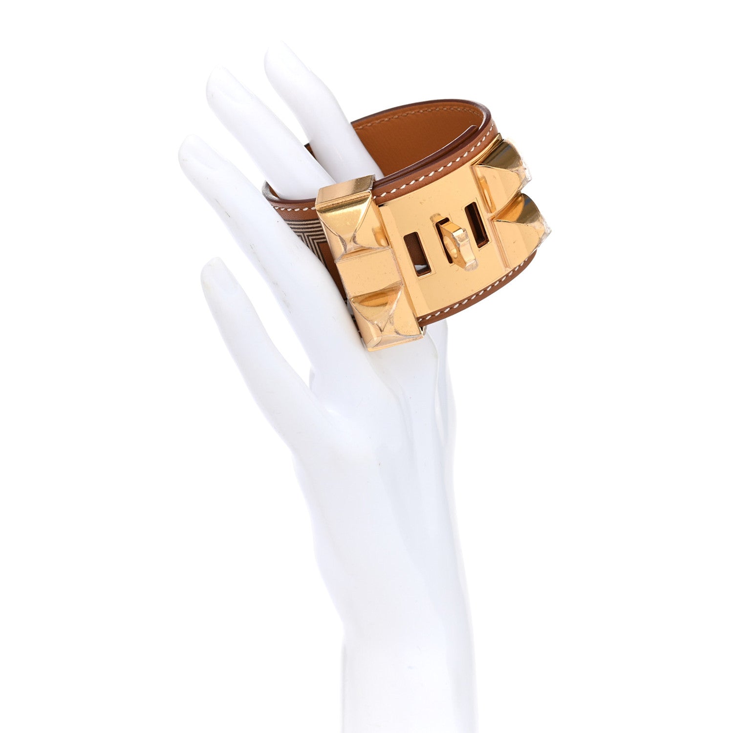 Hermes Swift Collier de Chien CDC Light Circuit 24 Bracelet T2 Gold 2 of 7