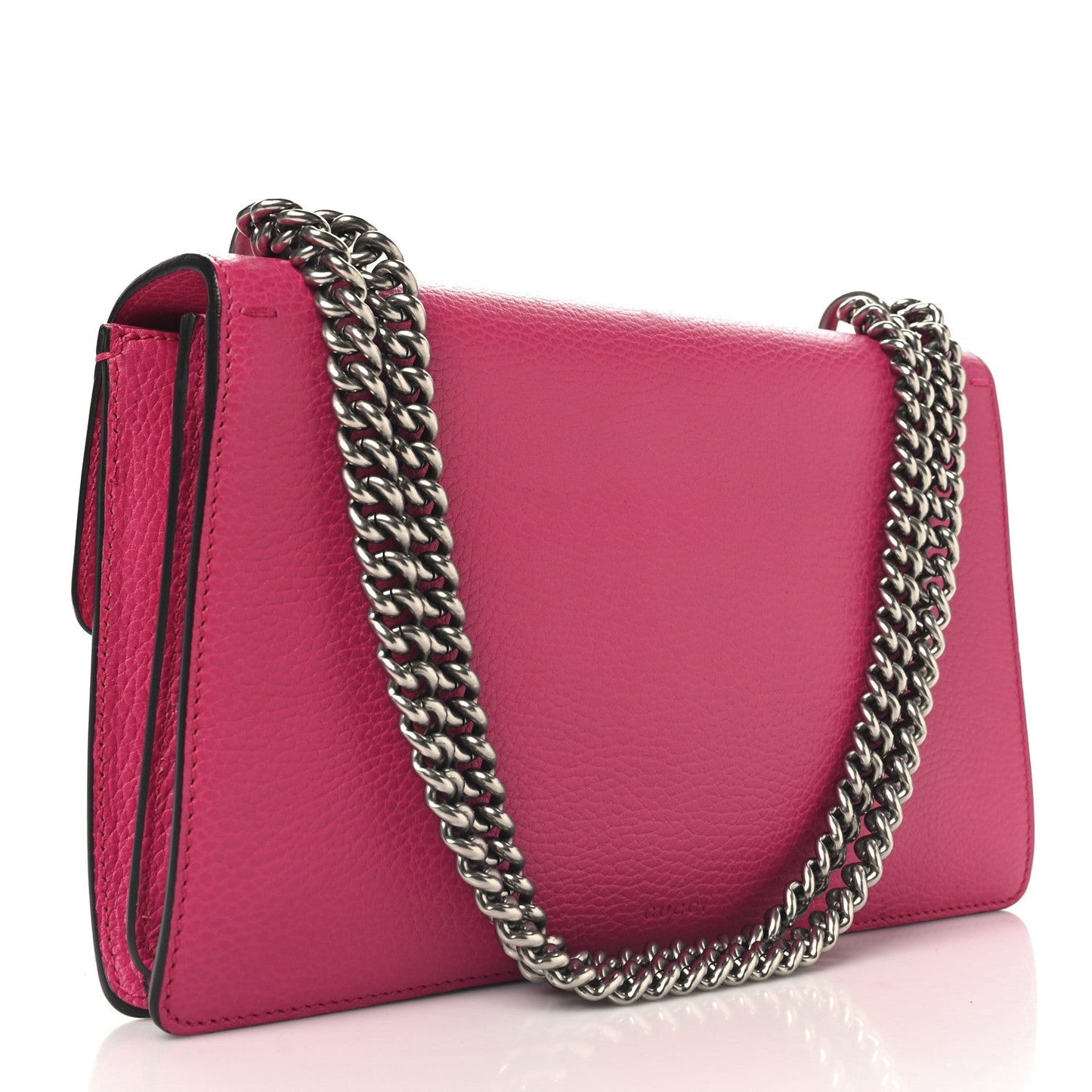 Dollar Calfskin Small Dionysus Shoulder Bag Box Pink