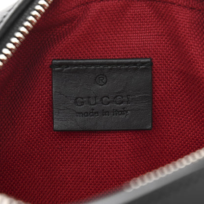 Gucci GG Supreme Monogram Web Small Shoulder Bag Black 6 of 10