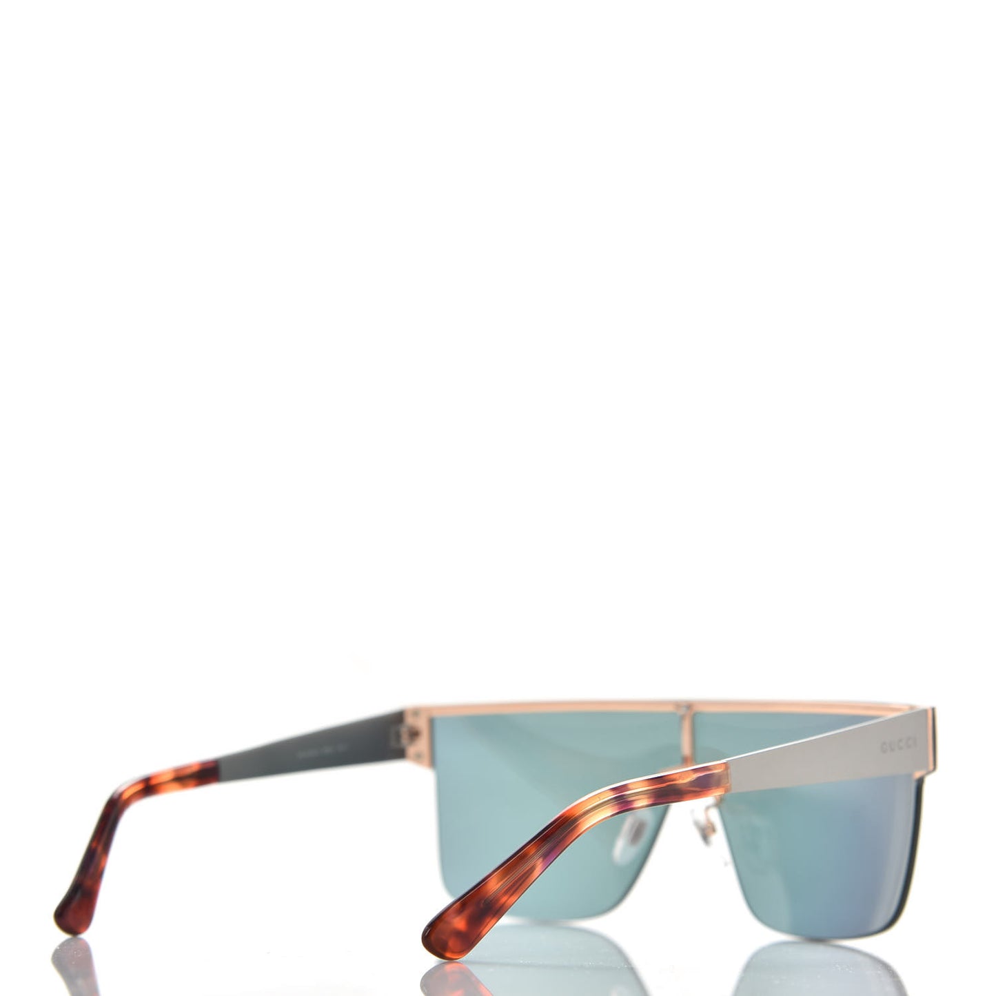 Rimless Mirrored Shield 4265/S Sunglasses Copper Gold