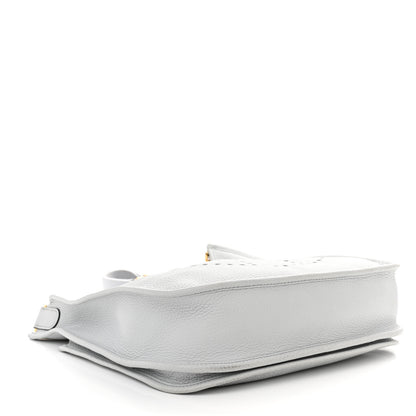 Hermes Taurillon Clemence Evelyne III PM Bleu Pale 4 of 12