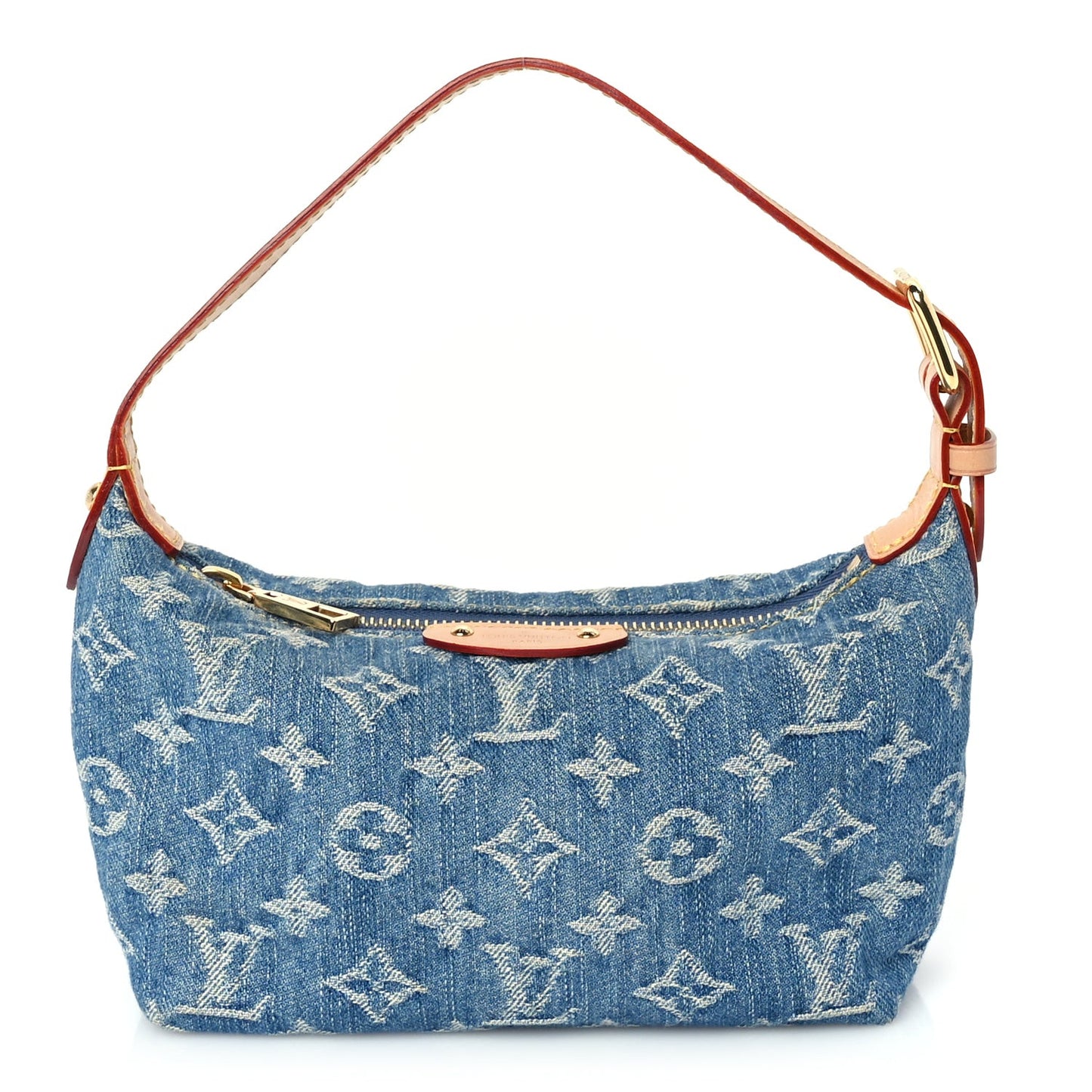 Monogram Denim Hills Pochette  Blue
