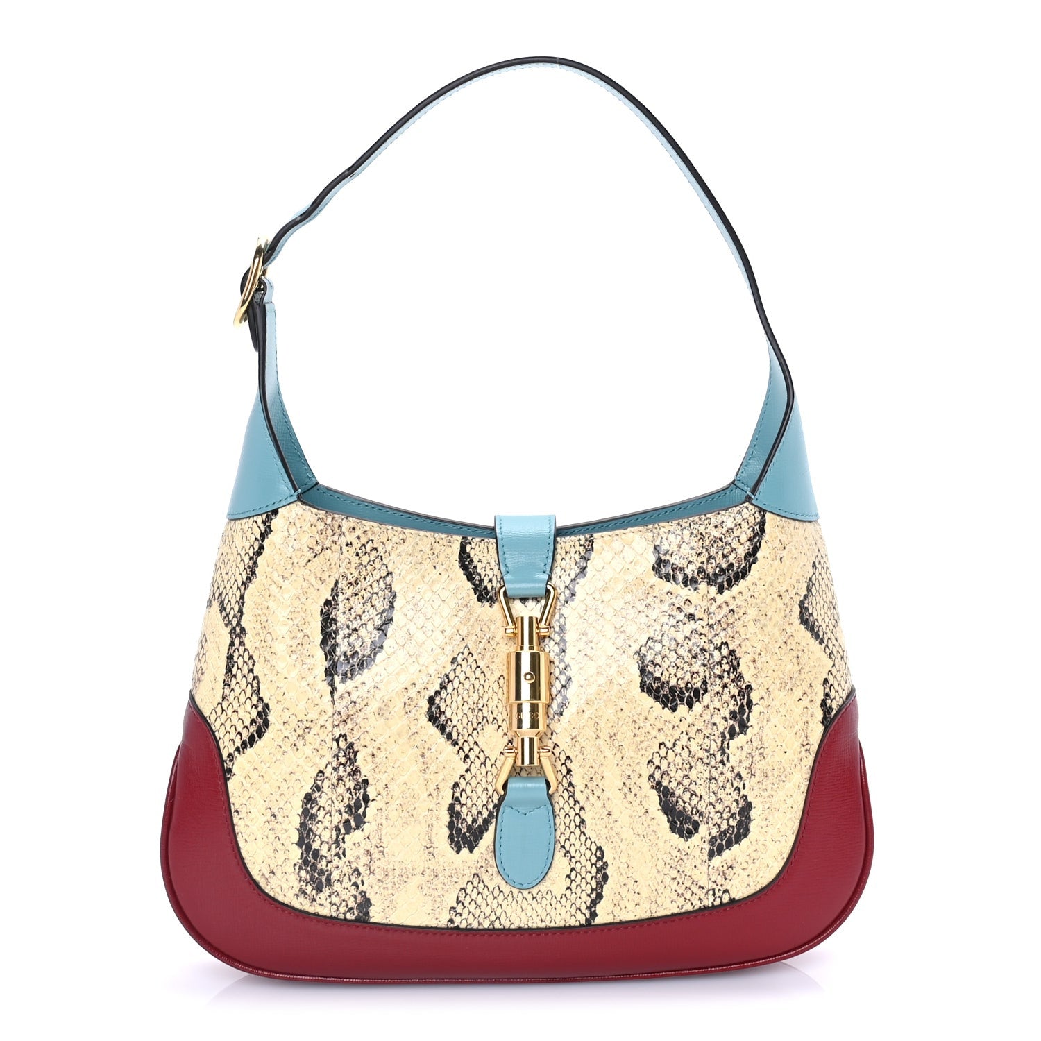 Gucci Snakeskin Calfskin Small Jackie 1961 Hobo  Multicolor 1 of 7