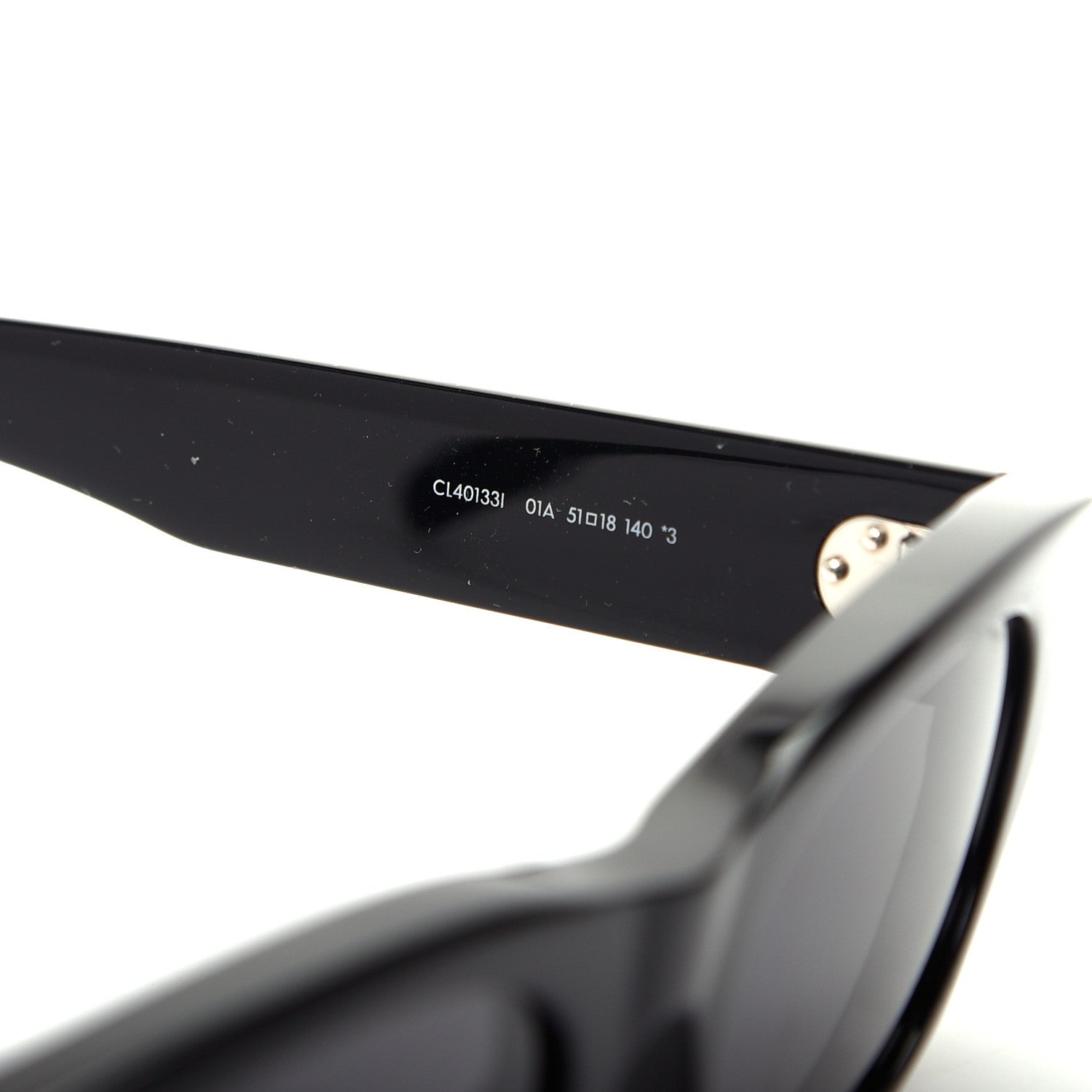 Celine Acetate Sunglasses CL40133I Black 6 of 6