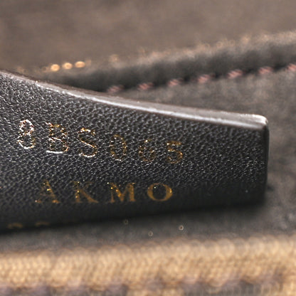 Fendi Fabric Jacquard FF 1974 Mini Cookie Hobo Bag Tobacco Moro 7 of 10