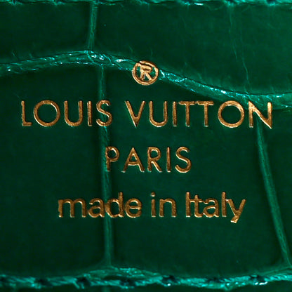 Louis Vuitton Alligator Capucines BB Emeraude 6 of 12