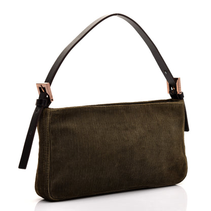 Fendi Corduroy Baguette Brown 3 of 9