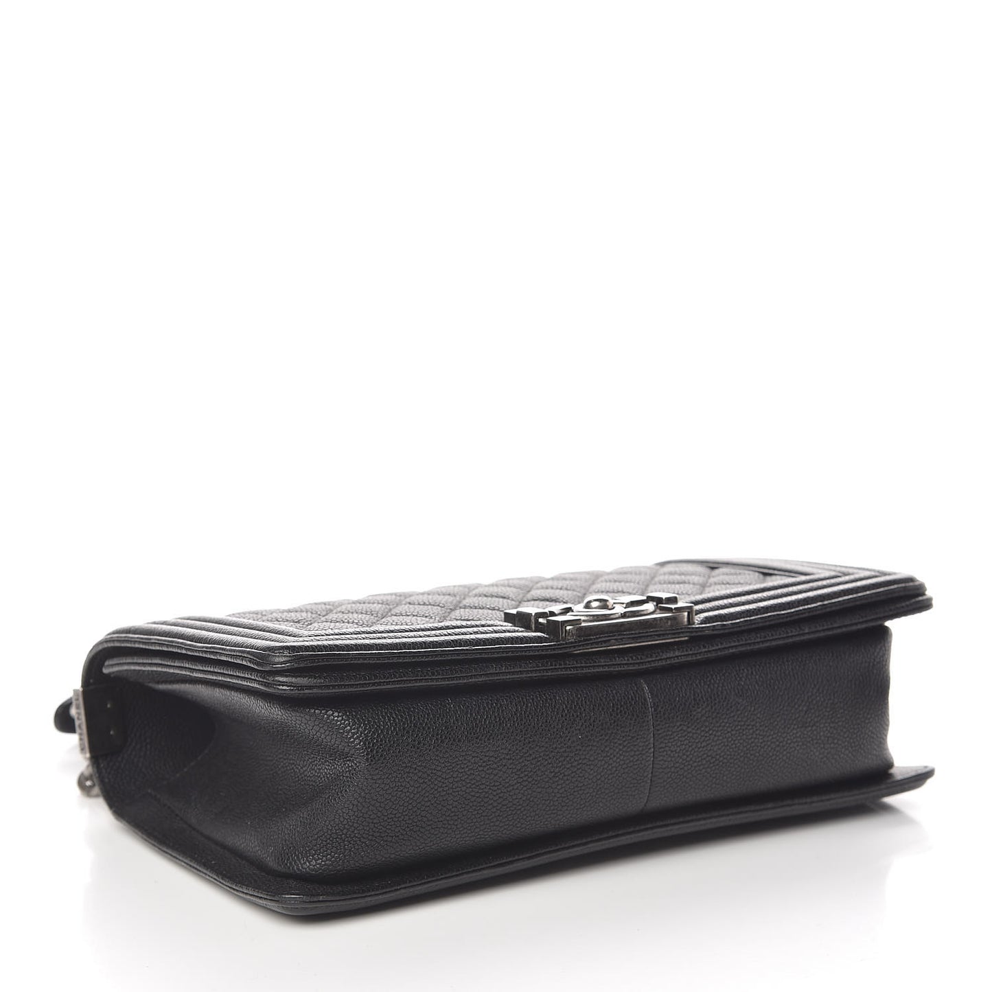 Caviar Quilted Medium Boy Flap Black