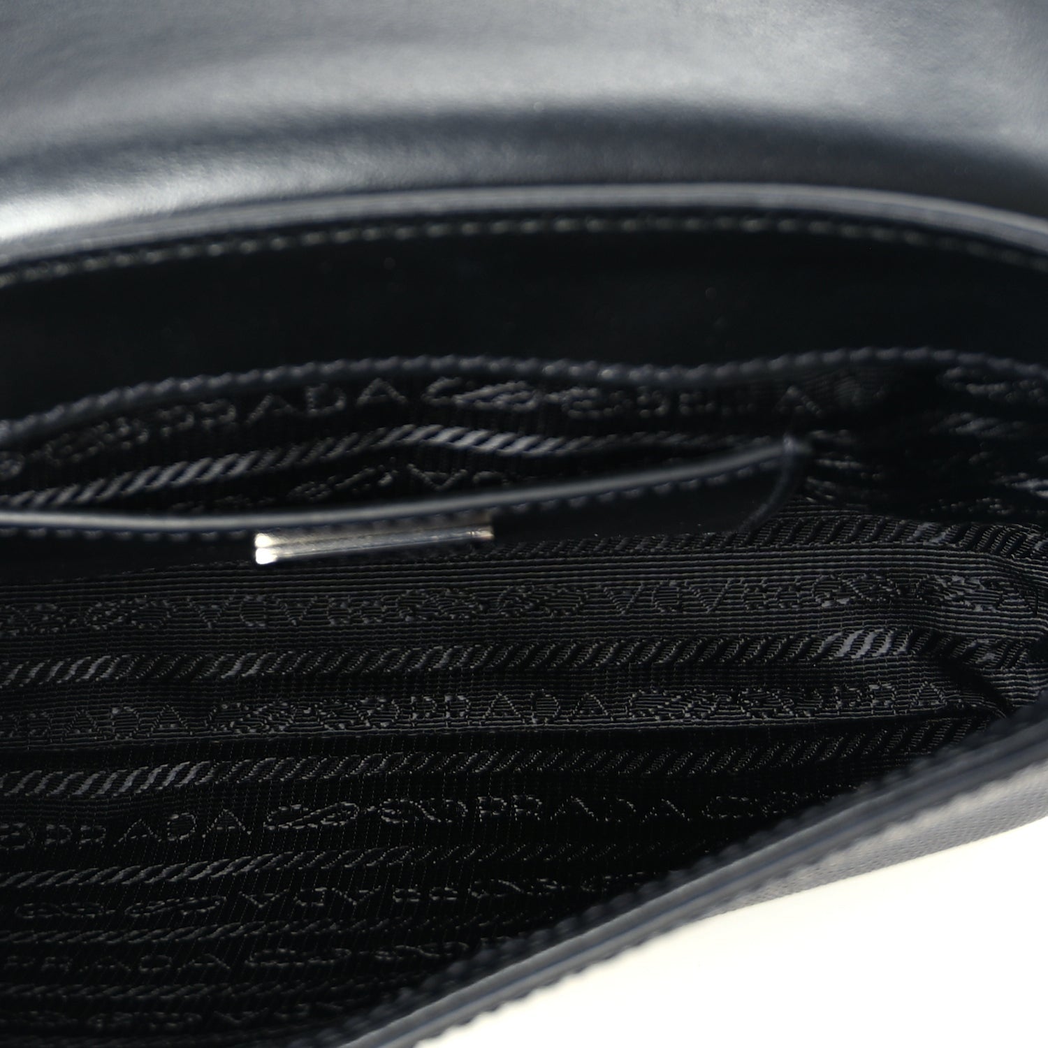 Prada Saffiano Shoulder Bag Black 4 of 8