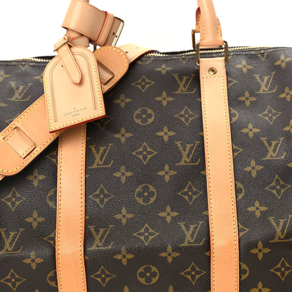 Louis Vuitton Monogram Keepall Bandouliere 50 6 of 8
