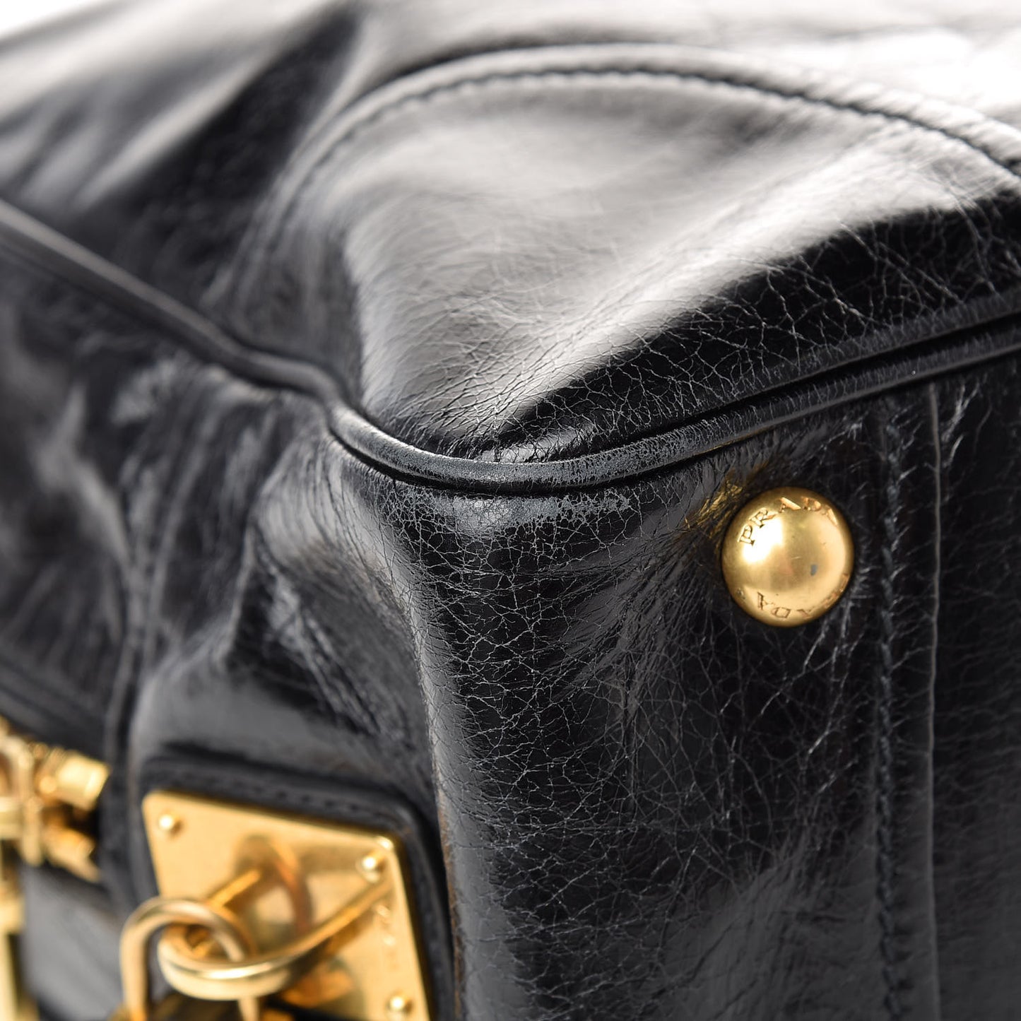 Vitello Shine Bauletto Black