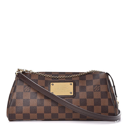 Louis Vuitton Damier Ebene Eva Clutch 1 of 12