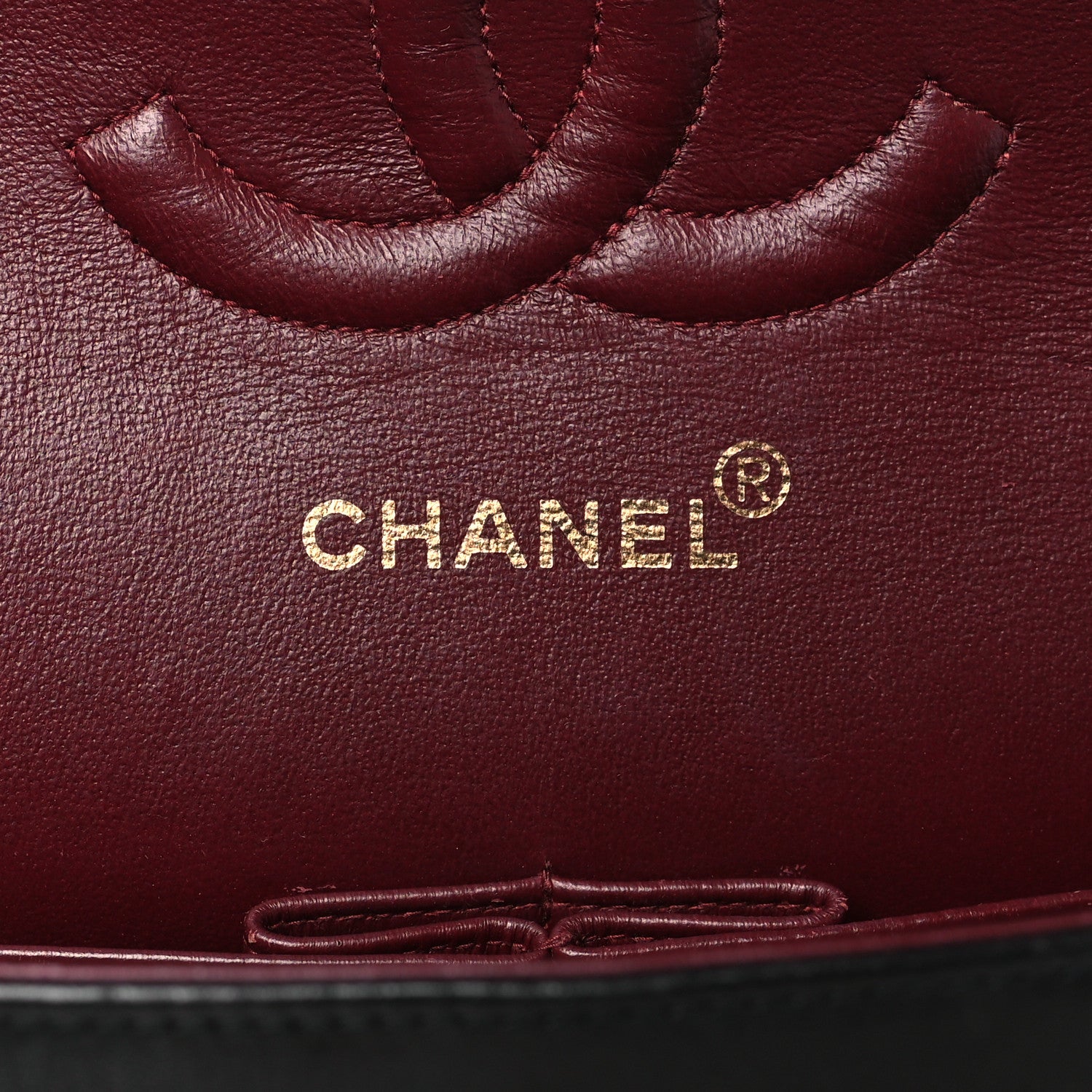 Chanel Lambskin Quilted Medium Double Flap Black 6 of 12