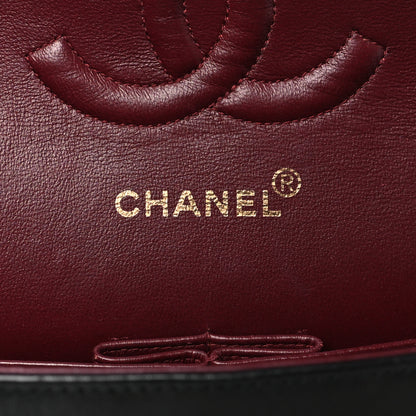 Chanel Lambskin Quilted Medium Double Flap Black 6 of 12