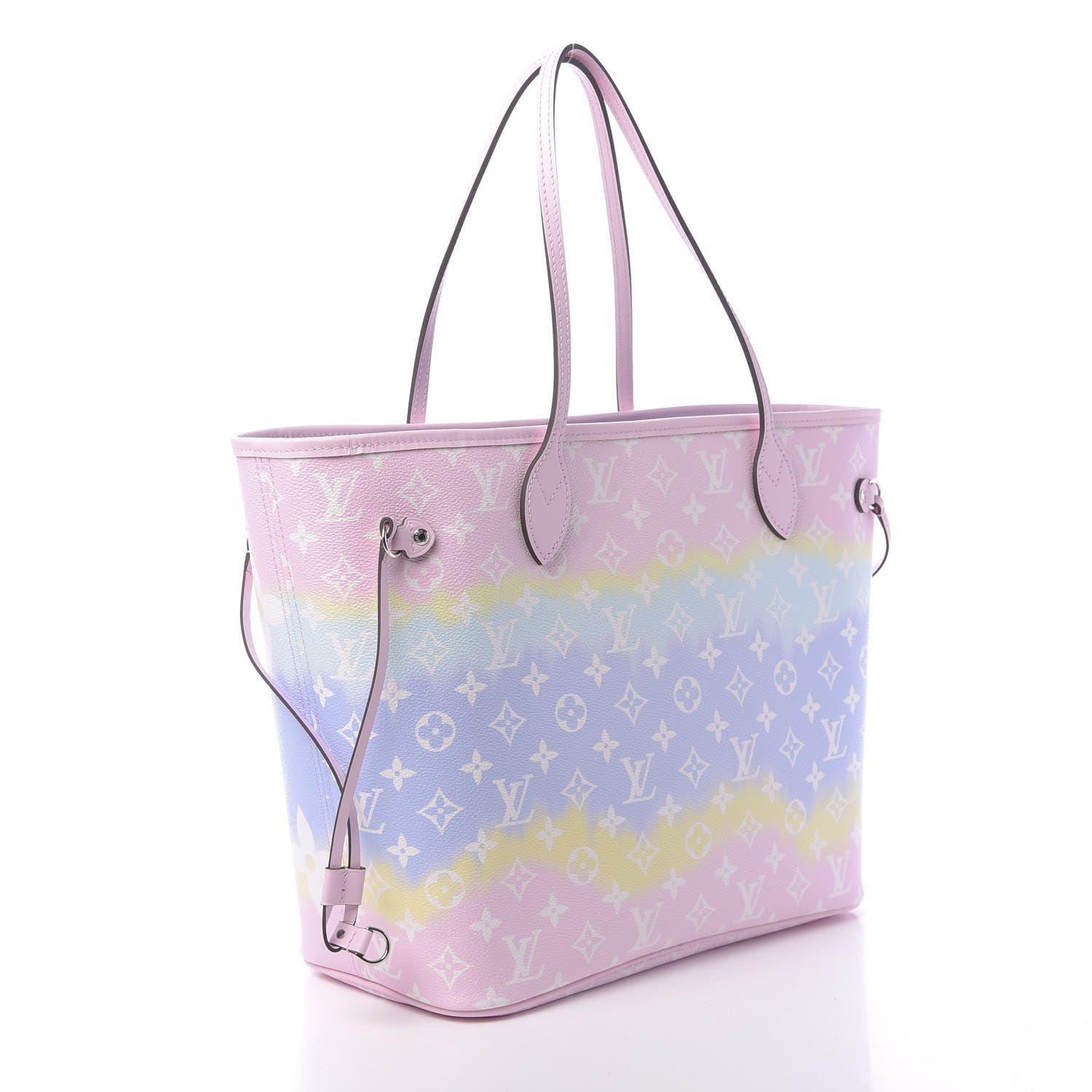 Louis Vuitton Monogram Escale Neverfull MM Pastel 3 of 12