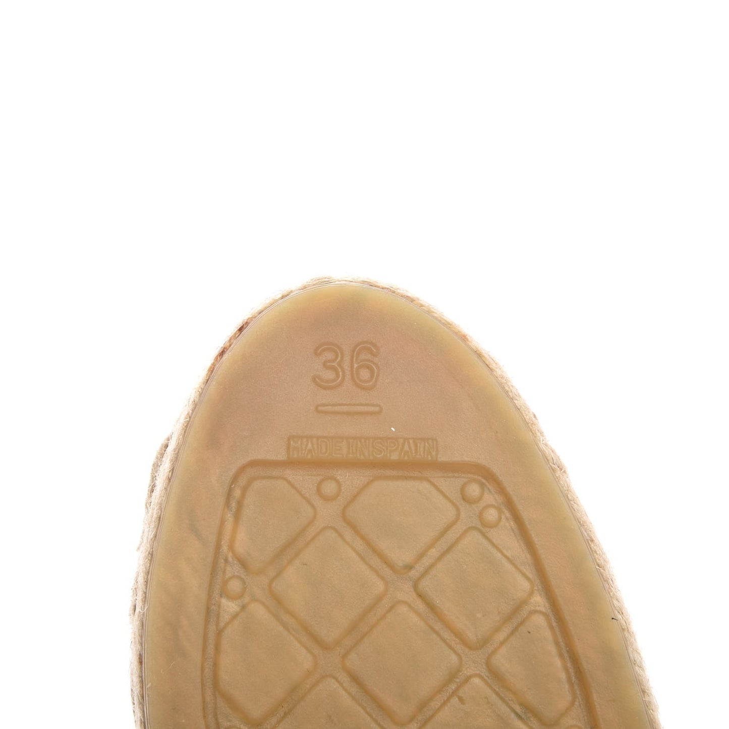 Lambskin CC Espadrilles 36 Black