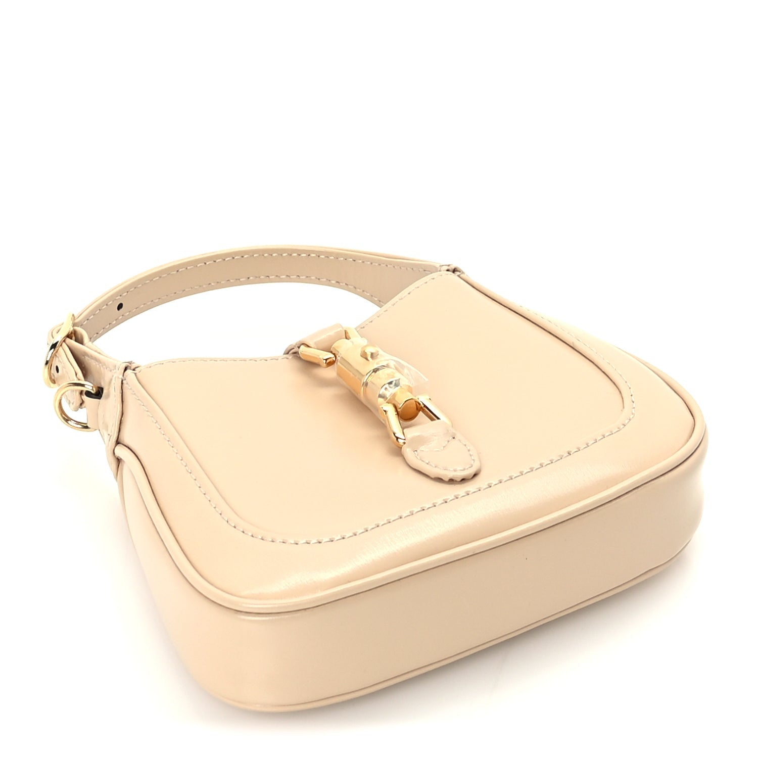 Gucci Boarded Dyana Lux Calfskin Nano Jackie 1961 Hobo Beige 3 of 8