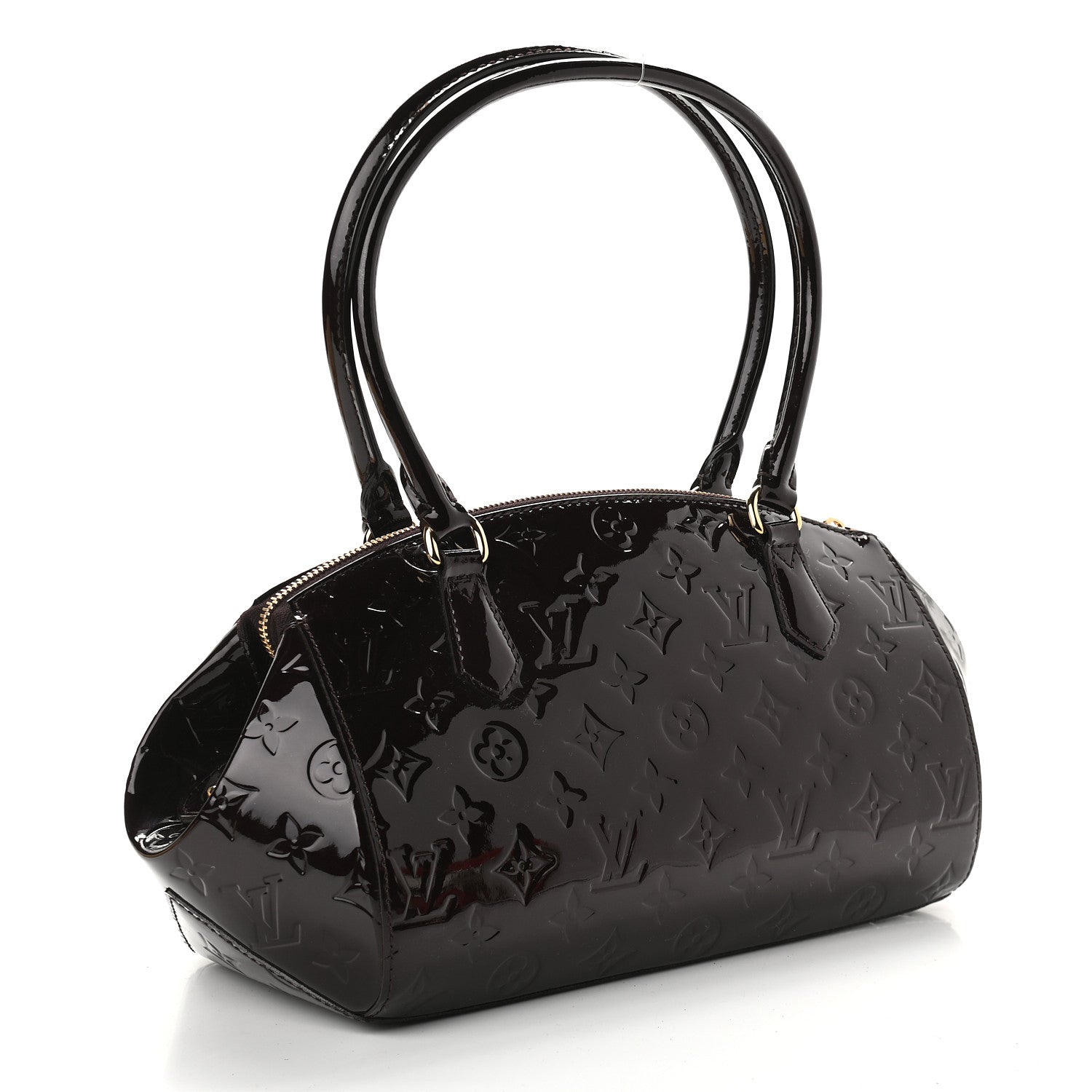 Louis Vuitton Vernis Sherwood PM Amarante 4 of 9