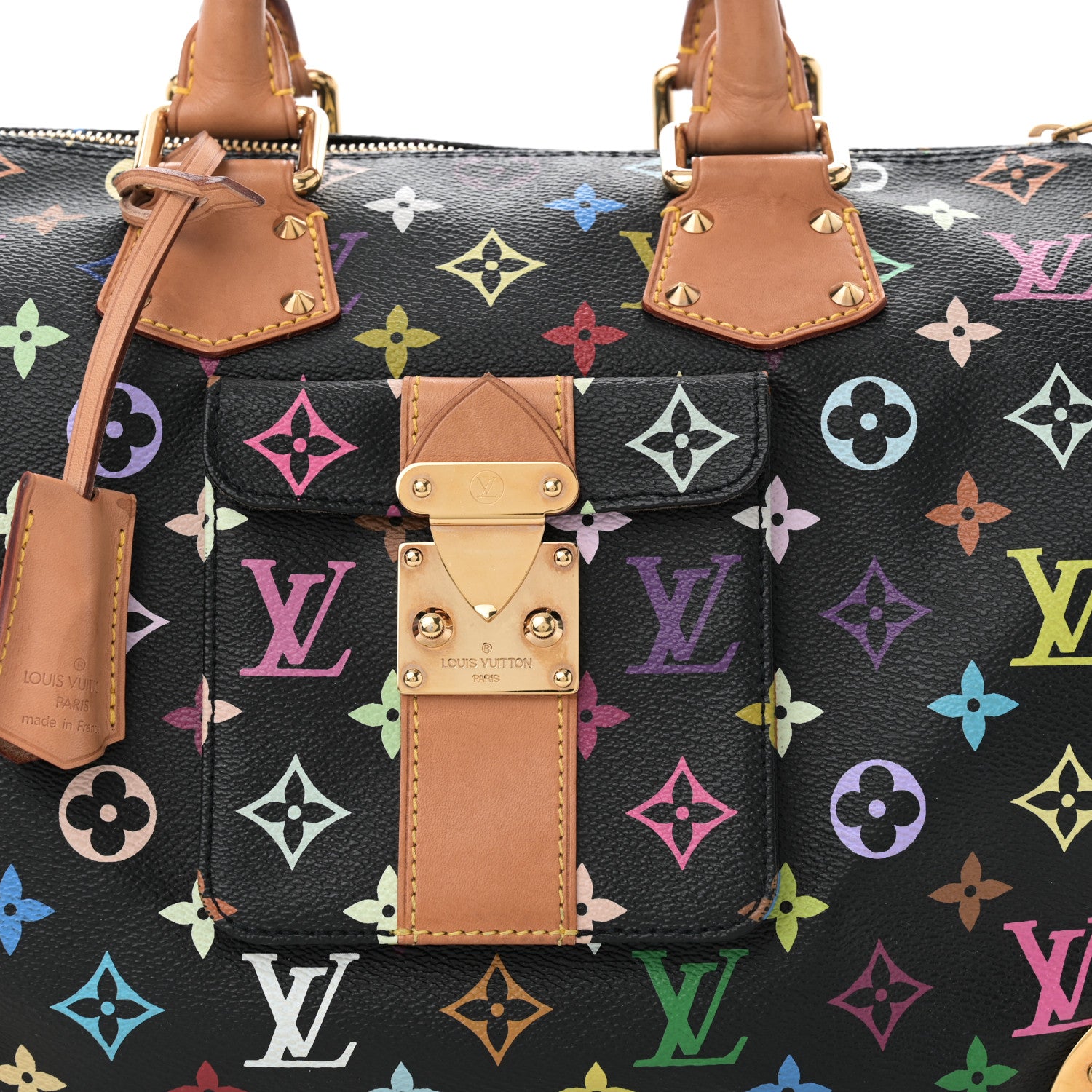 Louis Vuitton Monogram Multicolor Speedy 30 Black 7 of 10