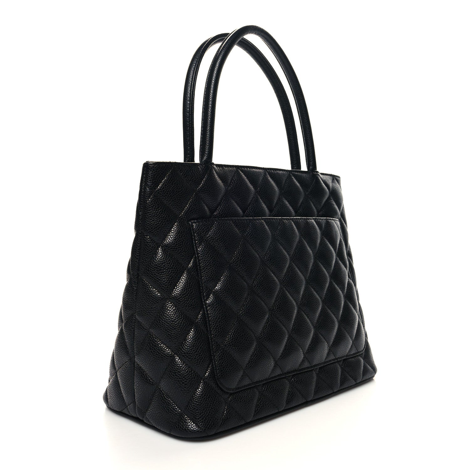 Chanel Caviar Quilted Medallion Tote Black 3 of 10