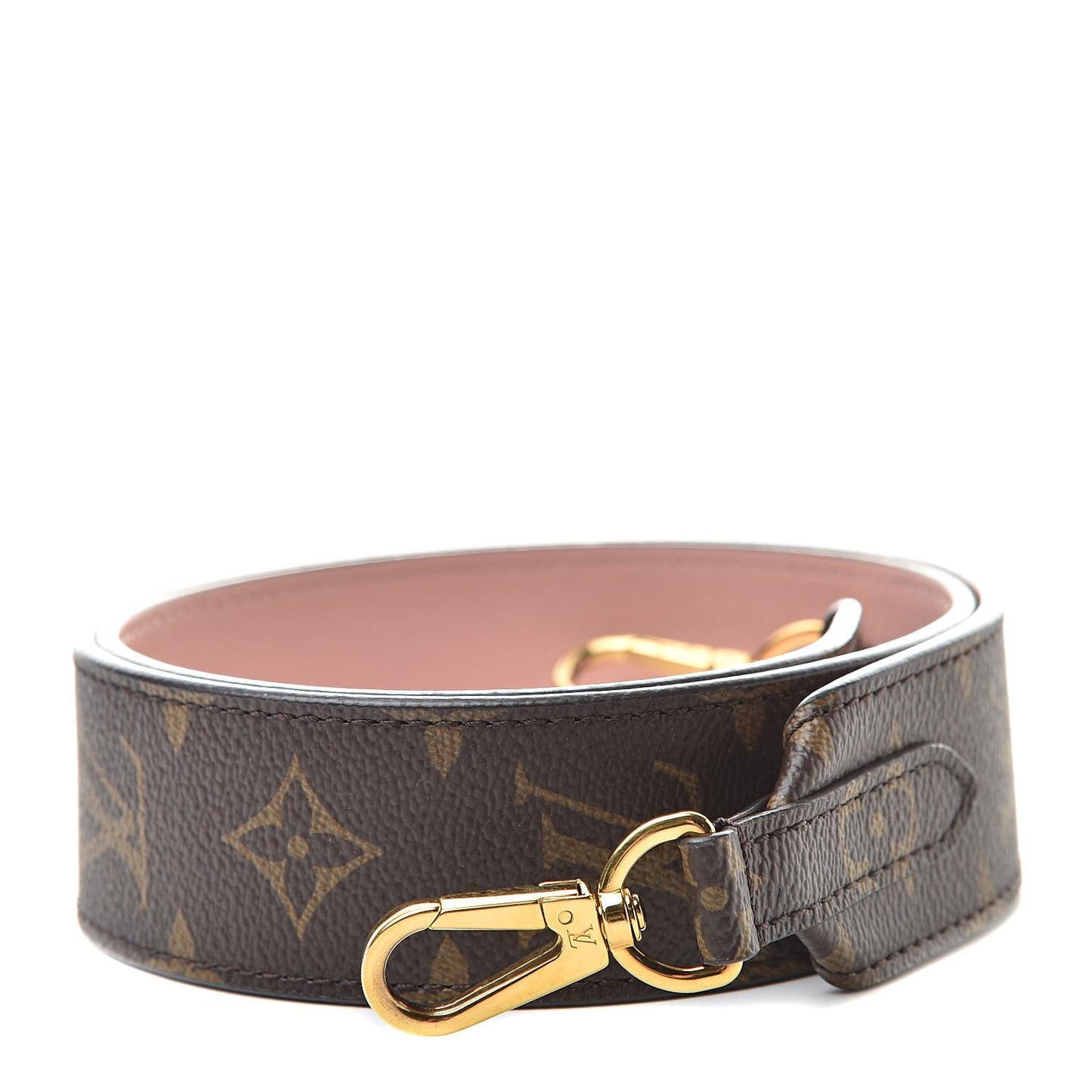 Monogram Bandouliere Shoulder Strap Rose Poudre