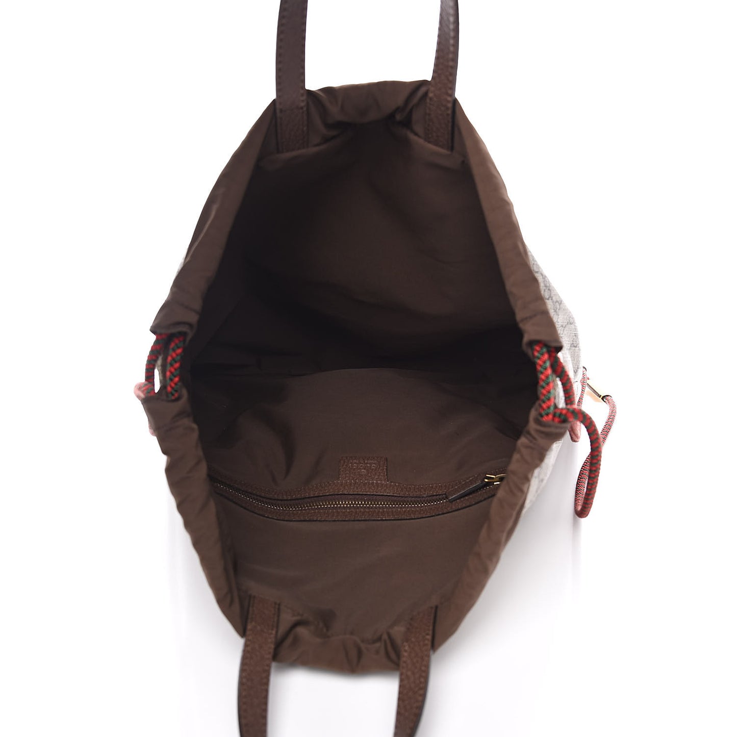 GG Supreme Monogram Neo Vintage Drawstring Backpack Beige New Acero Crop
