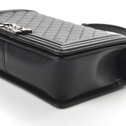 Chanel Caviar Quilted New Medium Boy Flap Black 7 of 12