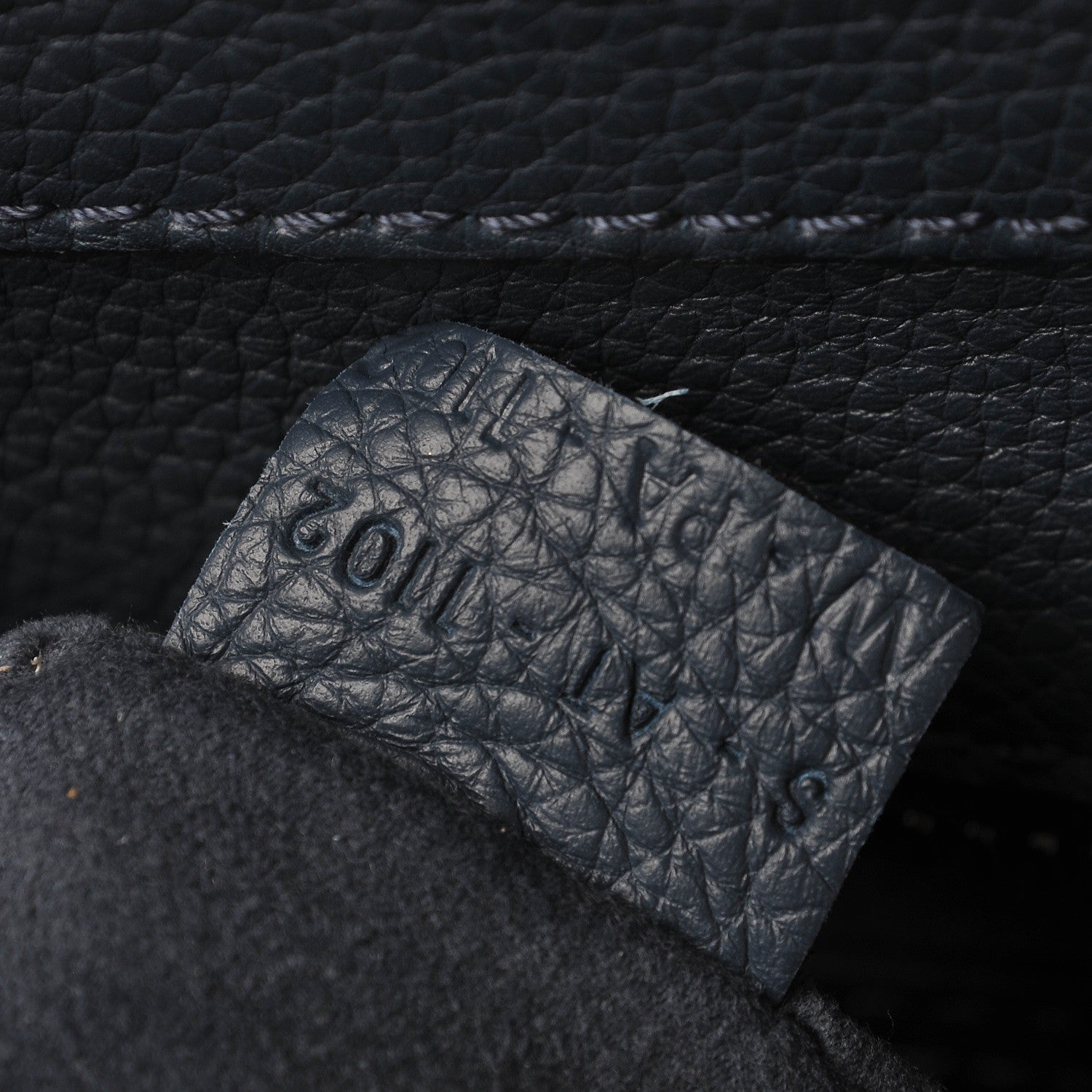 Celine Drummed Calfskin Mini Luggage Orage 7 of 8