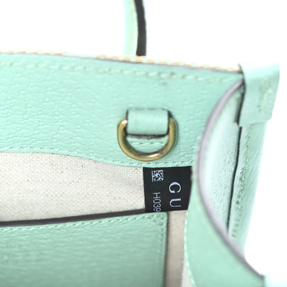 Gucci Monogram Jumbo GG Textured Dollar Calfskin Mini Tote Bag Pepperlight Mint 7 of 7