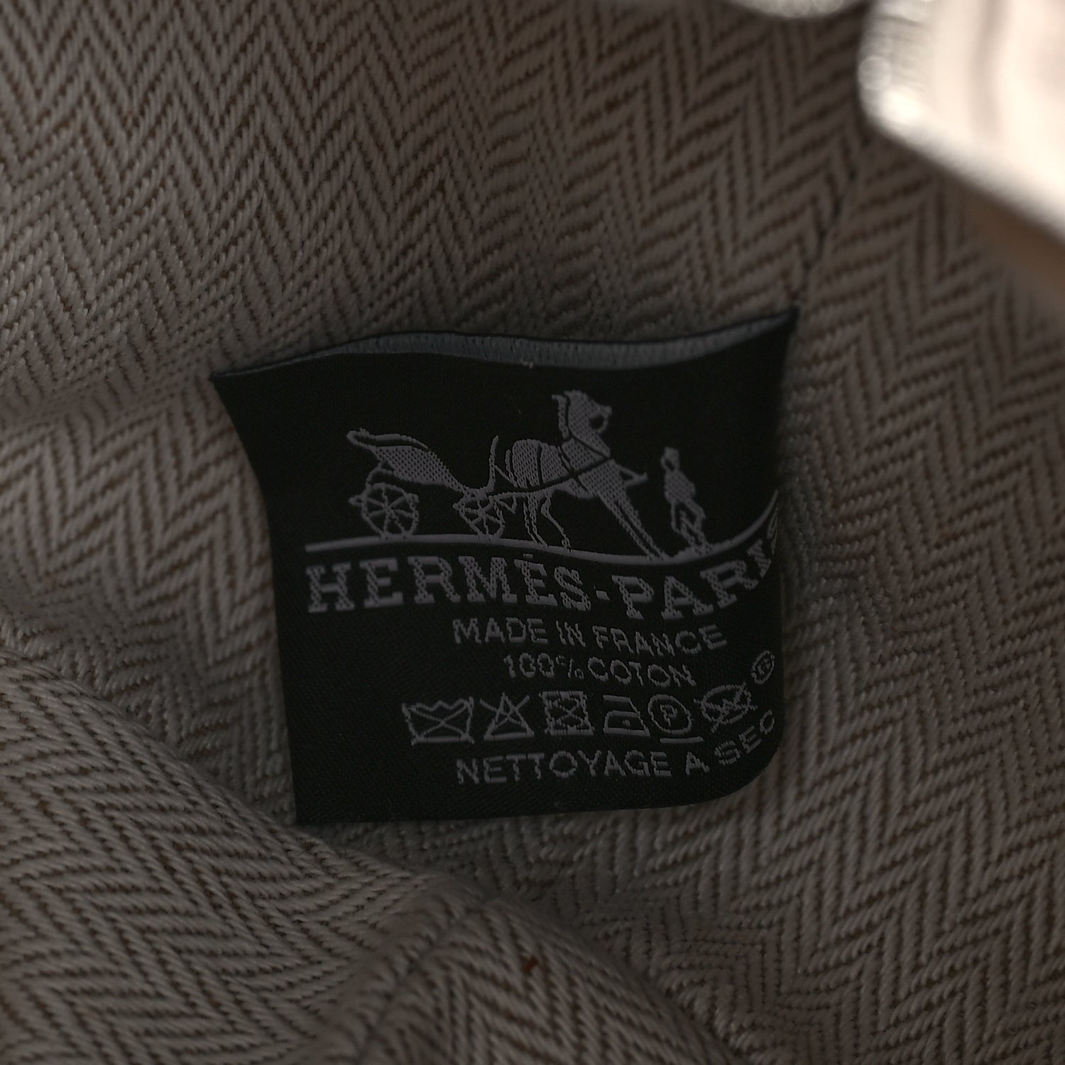Hermes Canvas Bride-A-Brac Pouch Natural 5 of 8
