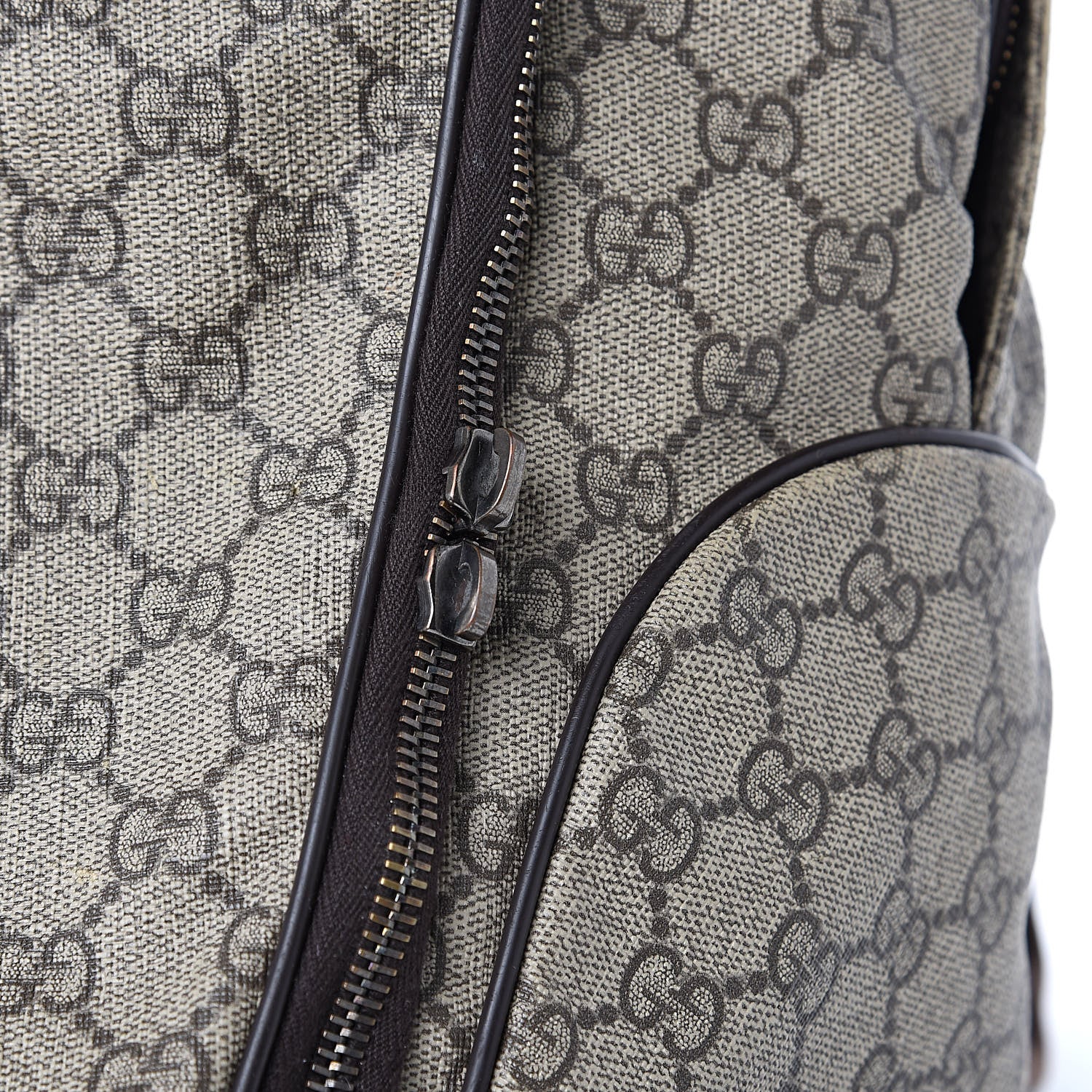 Gucci GG Plus Monogram Interlocking G Medium Backpack Dark Brown 13 of 16