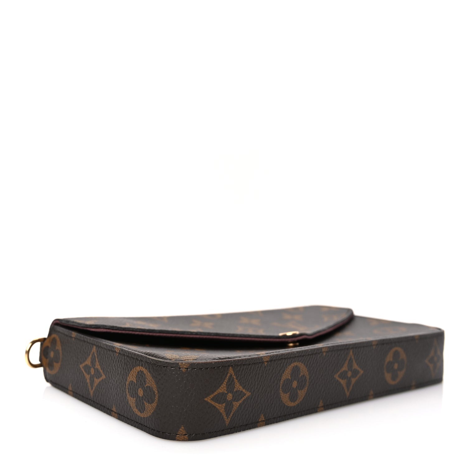 Louis Vuitton Monogram Pochette Felicie Chain Wallet Fuchsia 4 of 9