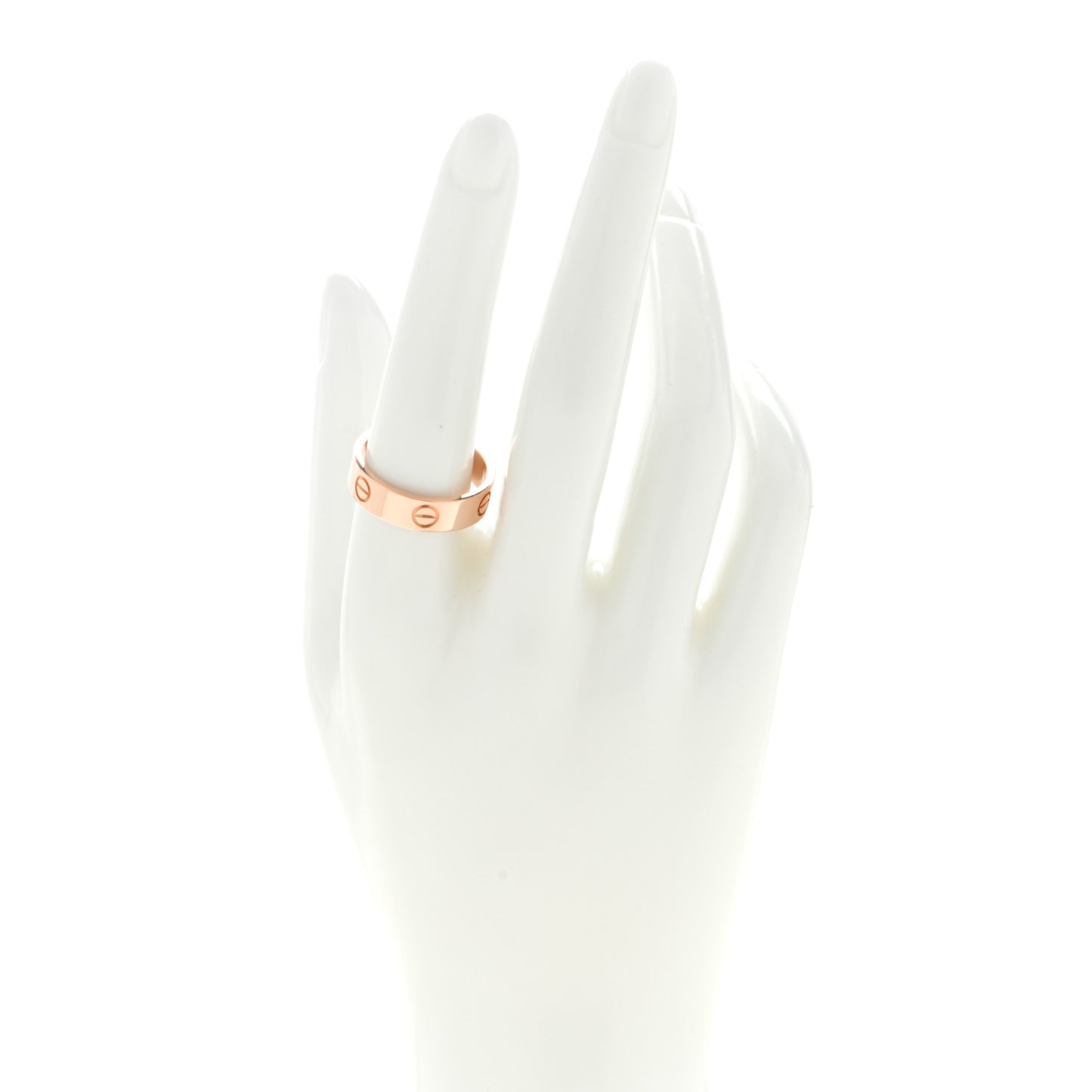 18K Pink Gold 5.5mm LOVE Ring 58 8.25