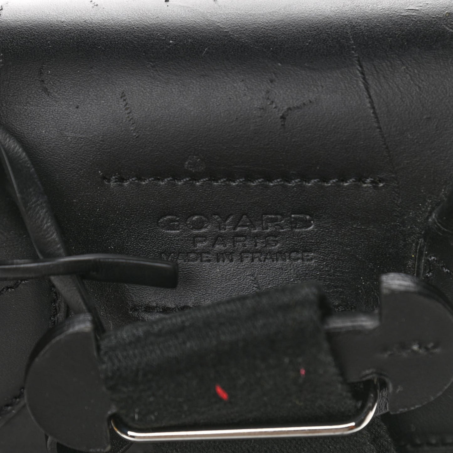 Goyardine Calfskin Alpin MM Backpack Black